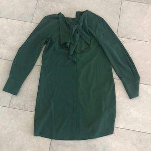Green long sleeve dress